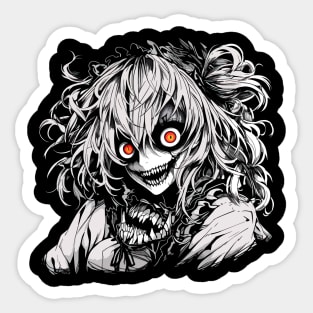 villain - anime style Sticker